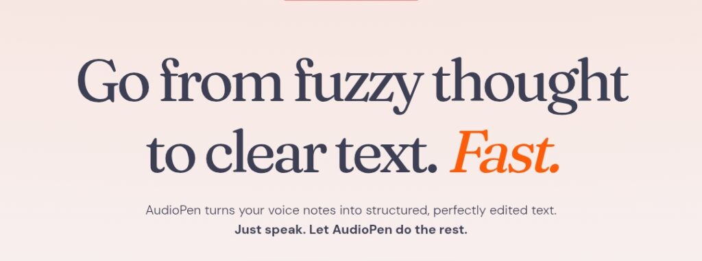 Ai tools for educators audiopen.ai