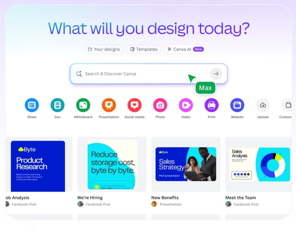 Ai tools for educators Canva magic studio